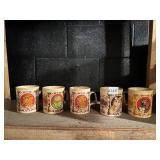 THE MUPPETS CERAMIC MUGS - SET OF 5, HENSON