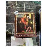 DESIGNS PLUS WOODEN BEAR STOCKING HANGER -