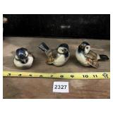 GOEBEL BIRD FIGURINES - SET OF 3, HAND-PAINTED
