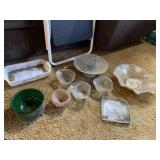 ASSORTED GLASSWARE & CERAMICS - BOWLS, DISHES,