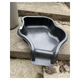 BLACK PLASTIC POND LINER WATERFALL  34X25.