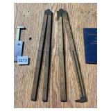 ANTIQUE MEASURING DEVICES AND POCKET CONSTITUTION