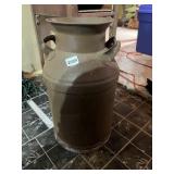 CAST IRON MILK CAN - W/ HANDLES, VINTAGE FARM
