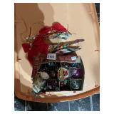 ASSORTED CHRISTMAS ORNAMENTS AND DECORATIONS -