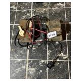 IRON CAR BANK, TRAIN POWER SUPPLY