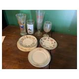 SPUDS MACKENZIE GLASS, BUDWEISER GLASS, ASSORTED