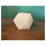 SOLID MARBLE MULTI FACET PAPERWEIGHT