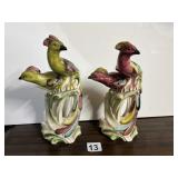 MULTI-COLOR BIRD FIGURINES, DECORATIVE