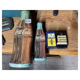 COCA-COLA TINS, SUROCO TIN & BOKAR COFFEE COIN