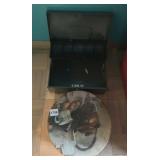 METAL CASH BOX W/ DECORATIVE TIN