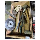 VINTAGE HAND TOOLS ASSORTMENT - HAMMERS, CHISELS,