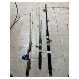 3 FISHING RODS