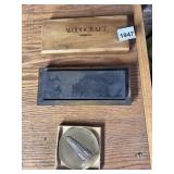 WOODCRAFT WASHITA WHETSTONE IN WOODEN BOX,