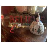 CHRISTMAS HOLIDAY DECOR SET - "BELIEVE" WOODEN