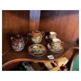 JAPANESE PORCELAIN TEA SERVICE - IMARI STYLE,