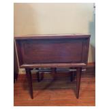 PAIR MID CENTURY MODERN WOOD NIGHTSTANDS, TAPERED