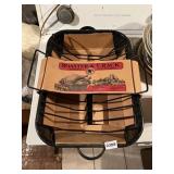 ROASTER & V-RACK - NON-STICK, HOLDS 25-LB TURKEY,