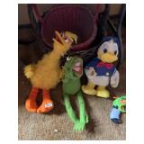 STUFFED PULL STRING BIG BIRD WORKS!, DONALD DUCK