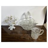 WHITE CERAMIC BLOSSOM TREE SCULPTURE, GOLD