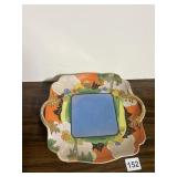 MORIYAMA JAPAN HAND PAINTED PORCELAIN TRAY, ASIAN