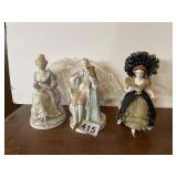 OCCUPIED JAPAN & JAPANESE PORCELAIN FIGURINES.