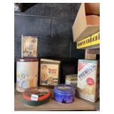 VINTAGE ADVERTISING TINS & COLLECTIBLES - MAXWELL