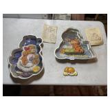 WILTON CARE BEAR AND GARFIELD CAKE PANS