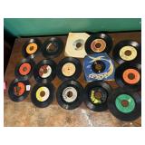 ASSORTED VINTAGE 45 RPM VINYL RECORDS - ATLANTIC,