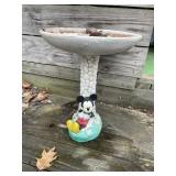 DISNEY MICKEY MOUSE BIRD BATH.