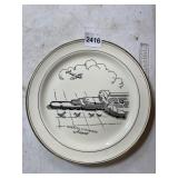 GREATER PITTSBURGH AIRPORT SOUVENIR PLATE.