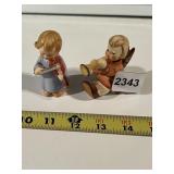 PAIR OF VINTAGE GOEBEL CHILD FIGURINES W/