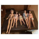 VTG PLASTIC DOLLS AS FOUND