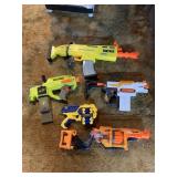 5 NERF GUNS