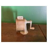 VINTAGE PENCIL SHARPENER - CAST METAL, CRANK