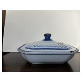 KLAVER BLATT ENAMEL OCTAGONAL LIDDED CASSEROLE