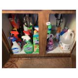 ASSORTED CLEANING SUPPLIES - SPRAY BOTTLES,
