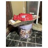 BART SIMPSON CAKE MOLD, DECORATIVE POPCORN TINS,