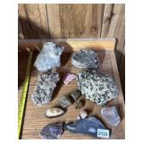 ASSORTED MINERAL & CRYSTAL SPECIMENS COLLECTION.