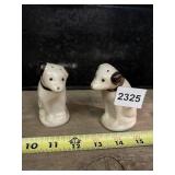 PAIR OF CERAMIC RCA NIPPER DOG SALT & PEPPER