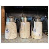 CORNING WARE COFFEE PERCOLATORS.