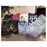 ASSORTED GRAPHIC T-SHIRTS & DENIM - INCLUDING