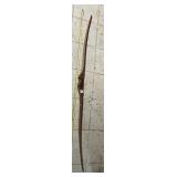 BLACK HAWK BRAVE BOW, INDIAN LONG BOW
