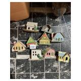 VINTAGE PAPER HOUSE NATIVITY VILLAGE MADE IN