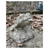 CONCRETE FROG STATUE