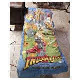 INDIANA JONES TEMPLE OF DOOM SLEEPING BAG.