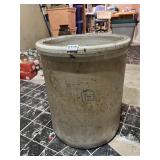 STONEWARE CROCK - MARKED "12", APPROX 11 IN H
