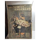 AURORA 1973 SHIFTY CHECKERS BOARD GAME.