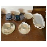 CHERRY CHINA TEACUP, DOBBS HAT, ASSORTED TEA