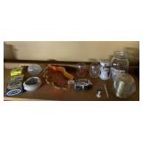 ASSORTED HOUSEHOLD ITEMS - WINE GLASSES, GLASS