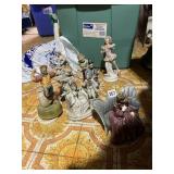 CAPODIMONTE PORCELAIN FIGURINES, DANCER,